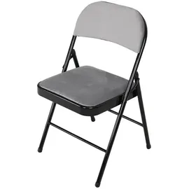 Hti-Living Klappstuhl Velvet Gestell Schwarz