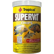 Tropical Supervit Chips Premium Hauptfutter für alle Zierfische 1 x 1 l