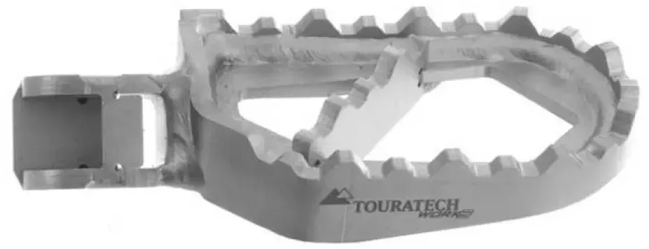 Touratech Bmw R1250gs/r1250gs Adv/r1200gs From 2013/r1200gs Adv From 2014/f850gs/f850gs Adv/f750gs Fußrasten - Silver - One Size