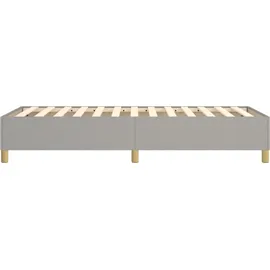 vidaXL Boxspringbettgestell 100 x 200 cm Hellgrau