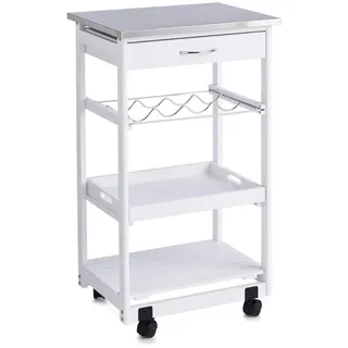 Zeller Küchenrollwagen weiß - weiß