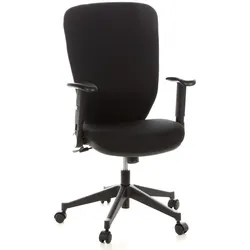 hjh OFFICE Profi Bürostuhl TRAFFIC 30 Stoff mit abklappbaren Armlehnen