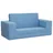 vidaXL Schlafsofa 2-Sitzer blau weich
