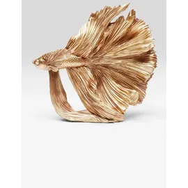 Kare DESIGN Deko-Figur Betta Fish 68023 Polyresin Gold
