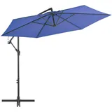 vidaXL Ampelschirm mit Aluminium-Mast 300 cm Blau