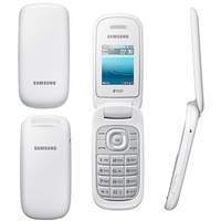 Klapphandy Original Samsung GT-E1272 Handy Weiss Dual Sim Mobiltelefon Neu