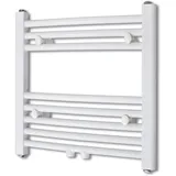 vidaXL Badheizkörper gebogen 480 x 480 mm weiß