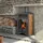 HS Flamingo Flamingo AQUAFLAM VARIO BARMA 11/7 kW Korpus Walnuss/Abdeckplatte Walnuss