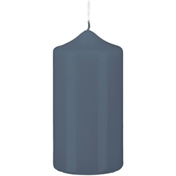 Kopschitz Kerzen 8 Stumpen Kerzen Spitzkopf Pacific Blue Blau/Grau 250 x Ø 60 mm