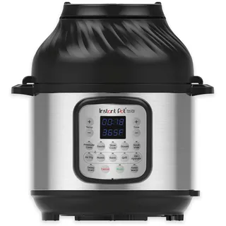 Instant Pot Duo Crisp + Heißluftfritteuse 11-in-1 Elektro-Multikocher 7,6 L - Schnellkochtopf, Luftfritteuse, Schongarer, Dampfgarer, Sous Vide Gerät, Dehydrator mit Grill, Warmhalte- und Backfunktion