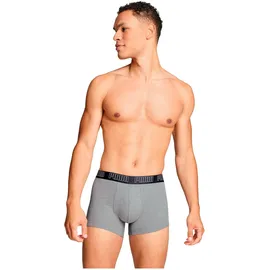 Puma Boxershorts 2er Pack Schwarz / Grau M