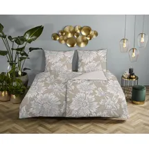 DESCANSO Ancona Blume Beige 155 x 220 cm + 2 x 80 x 80 cm