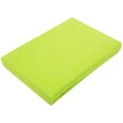 EXKLUSIV HEIMTEXTIL Jersey Spannbettlaken für Wasserbetten Rundumgummizug 200 x 220 cm Apfelgrün