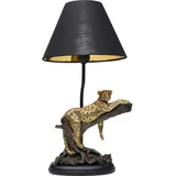 Kare DESIGN Tischleuchte Relax Leopard 54564 Kunststoff Gold