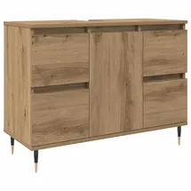 vidaXL Badschrank Artisan-Eiche 80x33x60 cm Holzwerkstoff 857233