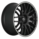 Barracuda Karizzma 8,0 x 18 4 x 100 ET38 Weiß Mattblack-Polished