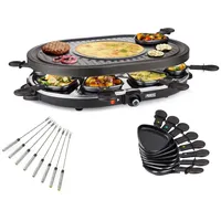 Setpoint Raclette mit Gabeln für 8 Personen mit Crêpefläche