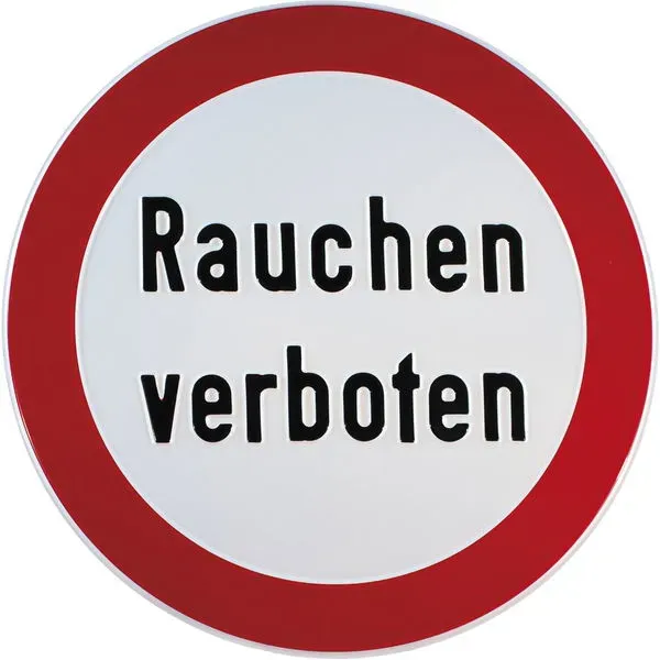 Verbotsschilder - Rauchen verboten