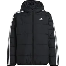 Adidas Kinder Jacke Essentials 3-Streifen Padded, Black/White 140