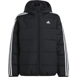 Adidas Kinder Jacke Essentials 3-Streifen Padded, Black/White 140