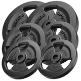 Marbo Sport Hantelscheiben aus Gusseisen Set 60 kg / 2 x 15 kg + 2 x 10 kg + 2 x 5 kg - Marbo Sport