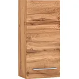 WELLTIME Hängeschrank "Soria", braun (eichefarben, eichefarben), B:30cm H:64cm T:20cm, Schränke, Hängeschrank