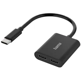 Hama USB-C auf USB-C Adapter 2 m Schwarz