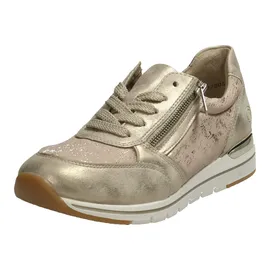 REMONTE Sneaker, Reißverschluss für Damen, gold, Gr.: 43 EU