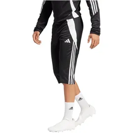 adidas Tiro 24 3/4-Trainingshose Herren Sporthose, TIRO24 3/4 Pant black/white (095A) 2XL