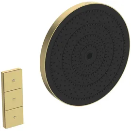 Ideal Standard Solos 3-Funktions-Kopfbrause Ø 30 cm, Brushed Gold (A7889A2)