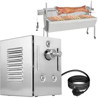 YJINGRUI 45W Grillmotor für Grillspieß, 150-200kg hohes Drehmoment, Schwerlast Grillmotoren, universeller Grillspieß Motor für Hähnchen, Rind, Schwein bei Partys, Camping, Festen