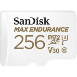 SanDisk Max Endurance microSD Class 10 UHS-I V30 + SD-Adapter 256 GB