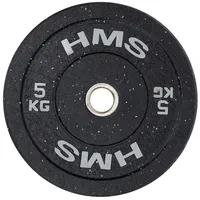 HMS Hantelscheibe 5 kg grau / schwarz