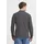 !Solid Langarm-Poloshirt SOLID "Langarm-Poloshirt SDHangor", Herren, Gr. L, grau (med grau m), Obermaterial: 60% Baumwolle CO. 40% Polyester PES., Shirts