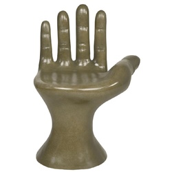 Casa Padrino Luxus Designer Stuhl Hand Moosgrün 60 x 50 x H. 89 cm - Fiberglas Stuhl - Luxus Möbel - Designer Möbel - Fiberglas Möbel