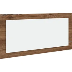 Spiegel BORCHARDT MÖBEL "Finn", braun (eichefarben vintage), B:89cm H:45cm T:2cm, Glas, Spiegel, mit Rahmen