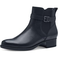 TAMARIS Damen Chelsea Boots Leder Blockabsatz; NAVY/blau; 36 EU