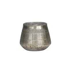 Windlicht Glas grau 651568011802 12x11cm