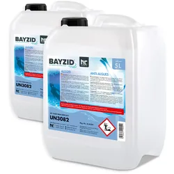 2x 5 L  Algizid Algenverhütung für Pools im Kanister