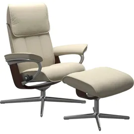 Stressless Relaxsessel "Admiral", beige (cream batick), B:84cm H:100cm T:73cm, Leder BATICK: BATICK ist ein leicht korrigiertes, durchgefärbtes und genarbtes Möbelleder, bei dem die meisten Unebenheiten und Spuren in der Regel entfernt wurden.