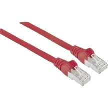 Intellinet Network Solutions Intellinet 741231 RJ45 Patchkabel CAT 6a S/FTP 30.00m Rot Folienschirm, Geflechtschirm, Geschirmt, Halogenfrei 1St.