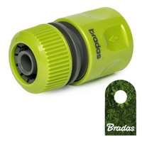 Bradas Schlauchkupplung 1/2" mit Stop LIME LINE Schnellkupplung LE-02140K