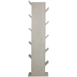 Mobili Rebecca Bücherregal 160 x 44,5 x 22 cm Grau