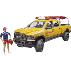 BRUDER RAM 2500 Power Wagon LifeGuard mit Figur Spielset Mehrfarbig