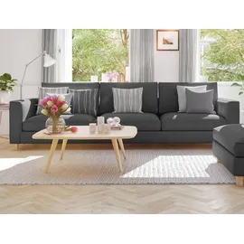 Wirth Dekokissen DALLAS, Kissenhülle ohne Füllung, 2 Stück braun 40 cm x 60 cm