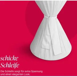 BestLivings Stehtischhusse Weiß Ø62 cm x 145 cm