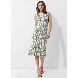 ALBA MODA Midikleid Weiß/Grün 38
