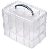 Rayher Sortierbox 23,1 x 18,5 x 15,6 cm 1-tlg. transparent