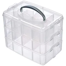 Rayher Sortierbox 23,1 x 18,5 x 15,6 cm 1-tlg. transparent