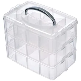 Rayher Sortierbox 23,1 x 18,5 x 15,6 cm 1-tlg. transparent